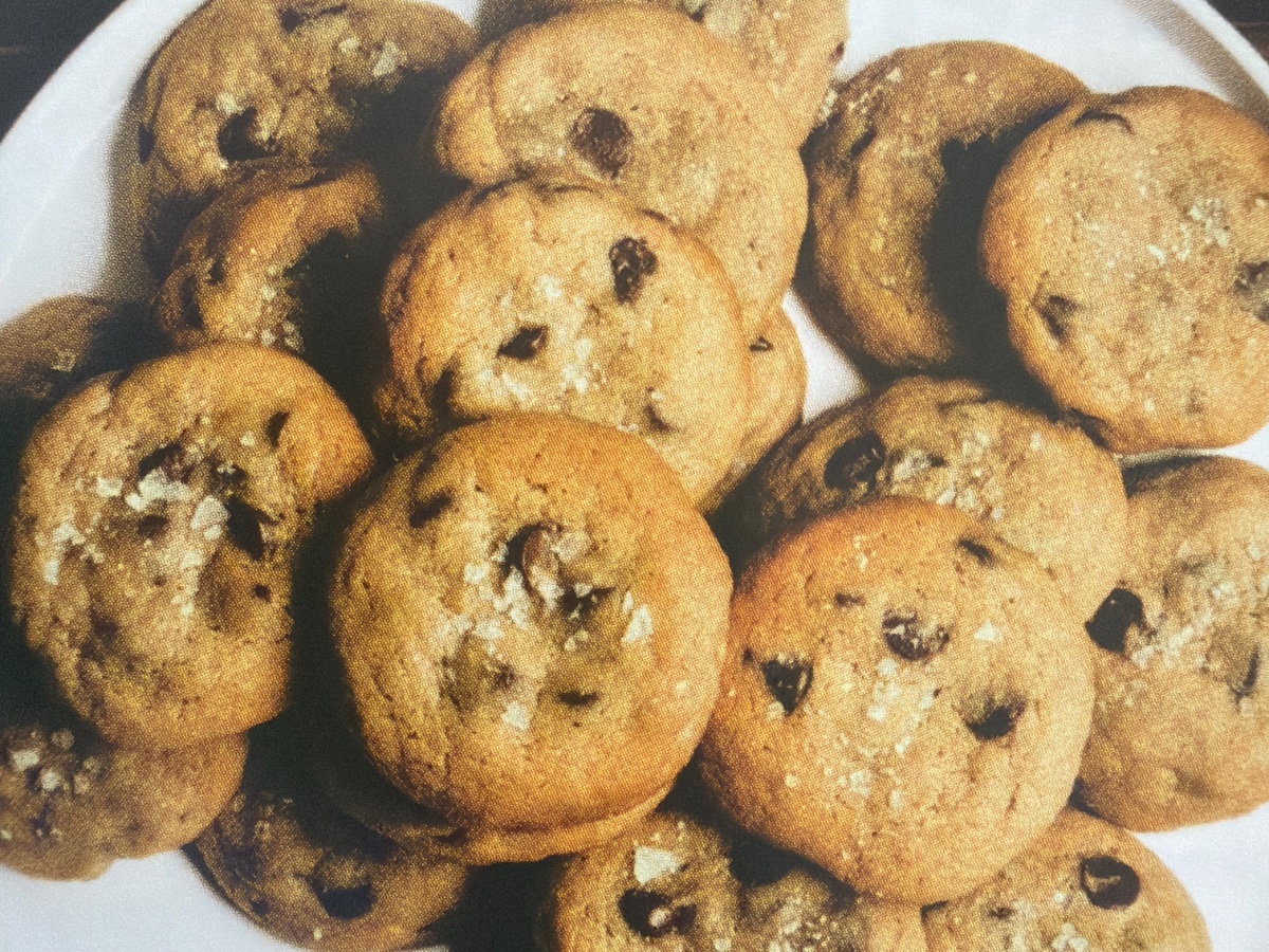 Salted Chocolate Chip Cookies